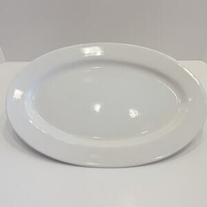 Pier 1 New Essentials Classic 15 In Oval Serving Platter White